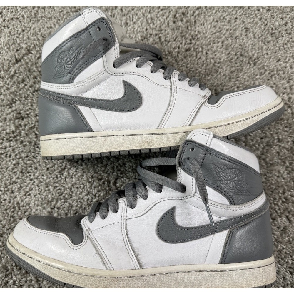 Nike Air Jordan 1 Retro High OG Stealth White 555088-037 Mens Size 10